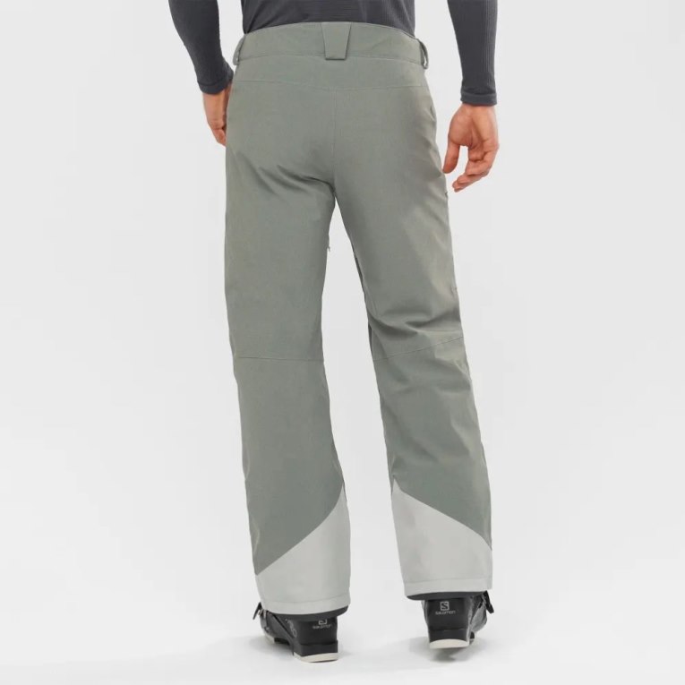 Light Olive Salomon Untracked Men's Ski Pants | IE RG1359